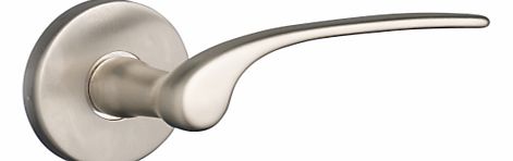 Como Lever Rose, Satin Nickel, Pair