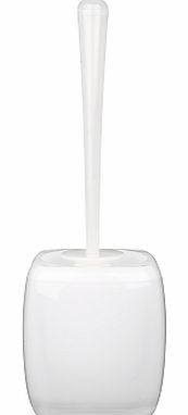 John Lewis Cubi Toilet Brush Set, White