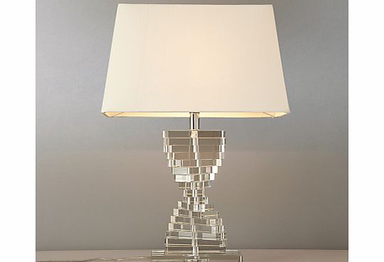 John Lewis Diana Glass Steps Table Lamp