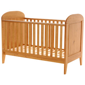 Ellen Drop-Side Cotbed, Antiqued Pine