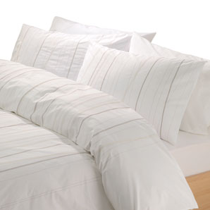 john lewis Fashion Lines Duvet Cover- White- Super Kingsize