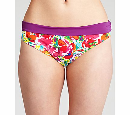 John Lewis Frosted Floral Fold Down Bikini