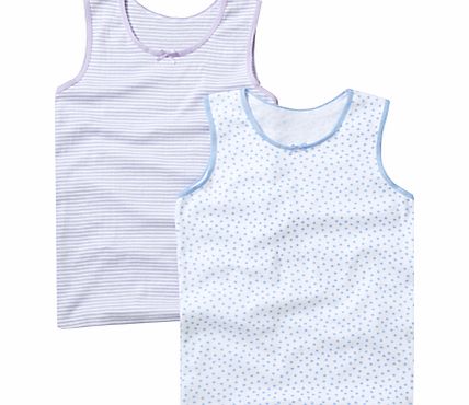 John Lewis Girl Printed Camisole Vests, Pack of