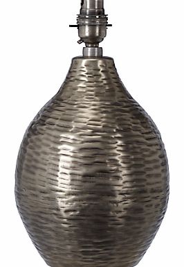 John Lewis Hammered Teardrop Lamp Base