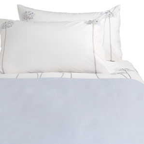 john lewis Hydrangea Duvet Cover- Breeze / White- Single