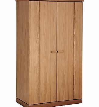 John Lewis Keep Oak 2 Door Wardrobe, Oak