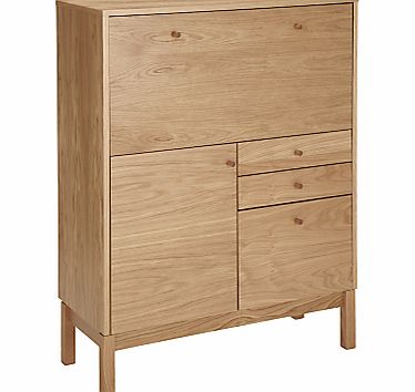 John Lewis Kensington Bureau, Oak/Walnut