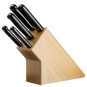 John Lewis Knife Block Set- Five-Piece