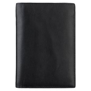 Leather Shirt Wallet, Black