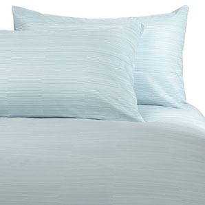 John Lewis Lines Duvet Cover- Ice- Double