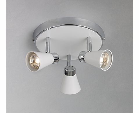 John Lewis Logan 3 Spotlight Ceiling Plate