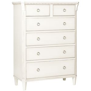 John Lewis Louisa 6 Drawer Chest- Soft White