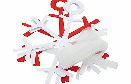 John Lewis Make Your Own Snowflake Garland,