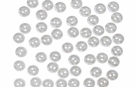 John Lewis Mottled Buttons, 11mm, Pack of 50,