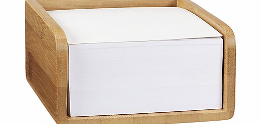 John Lewis New Bamboo Memo Holder