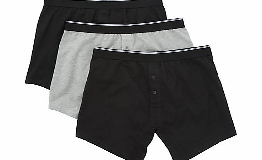 John Lewis Organic Cotton Button Fly Trunks,