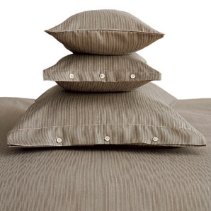 John Lewis Parallel Duvet Cover-Taupe- Kingsize