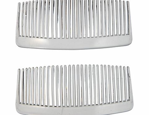 John Lewis Plastic Hair Combs, Pack of 2