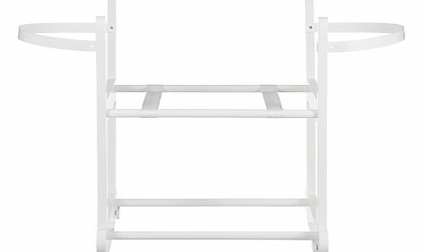 Rocking Moses Basket Stand, White