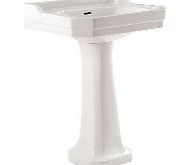 John Lewis Roma Single Tap-Hole Bathroom Sink