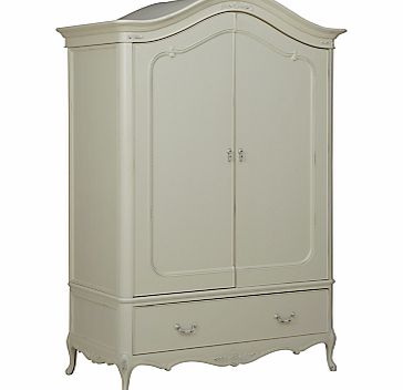 John Lewis Rose 2-door Wardrobe, Ivory