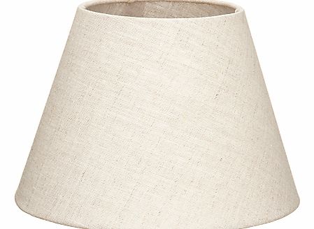 John Lewis Samantha Tapered Shade, Natural Linen