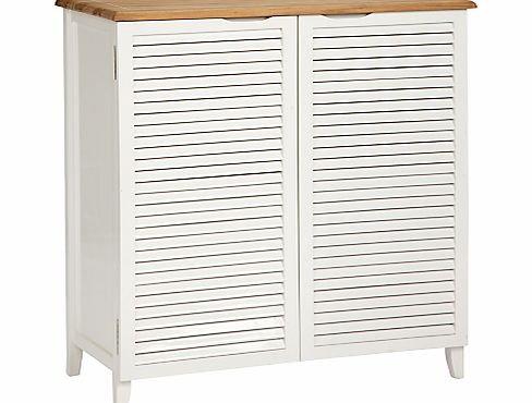 Scandi Bathroom Double Towel Cupboard