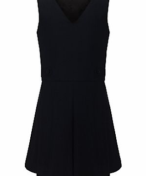 John Lewis School Box Pleat Tunic, Navy