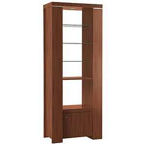 Strata Tall Wall Unit- Walnut