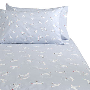 john lewis Vintage Duvet Cover- Blue- Double