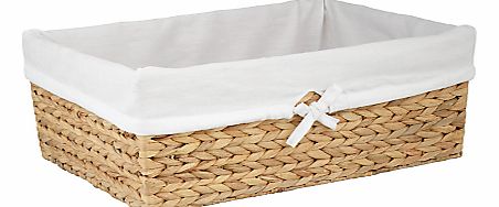 Water Hyacinth Towel Baskets, Natural