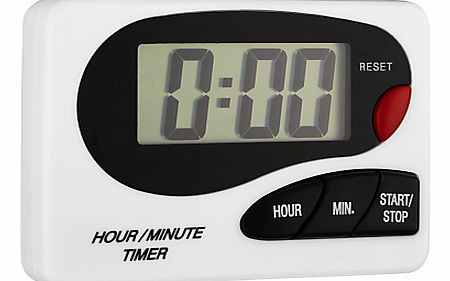 White Digital Kitchen Timer
