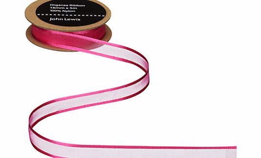 Woven Edge Organza Ribbon