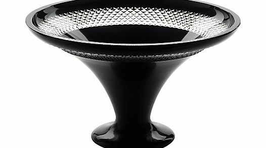 Waterford Crystal John Rocha Black Cut Footed
