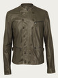 john varvatos leather grey