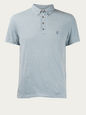 JOHN VARVATOS TOPS LIGHT BLUE L JV-T-K790H3B