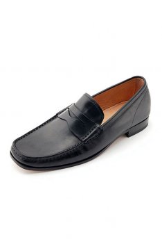 John White Leather Moccasin