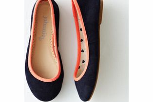 Johnnie  b Ballet Flats, Navy Suede 33906603