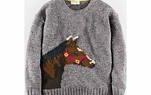 Johnnie  b Clara Jumper, Navy/Owl,Grey Marl/Horse 34422873