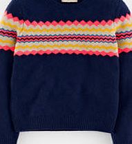 Johnnie  b Fair Isle Jumper, Blue 34292524