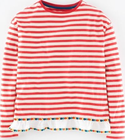 Johnnie  b Jasmine Top Washed Red/Ecru Stripe Johnnie b,