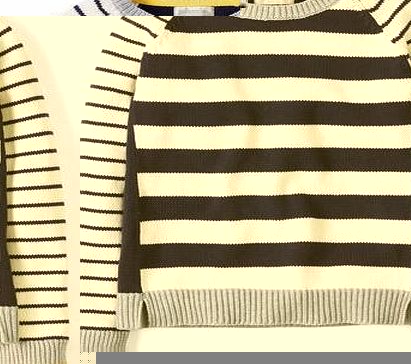 Johnnie  b May Jumper, Navy/Ecru Stripe 34533711