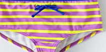 Johnnie  b Printed Boyshorts, Bright Lilac/Lemon Stripe