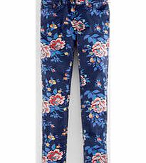 Johnnie  b Printed Skinny Jeans, Navy Bloom 34240572