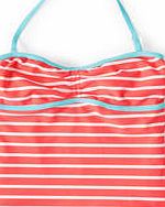 Johnnie  b Printed Tankini Top, Hot Coral Stripe 34723627