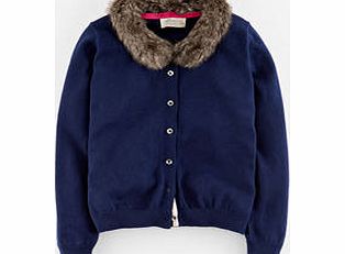 Johnnie  b Scarlett Cardigan, Navy/Fur Collar 34422733