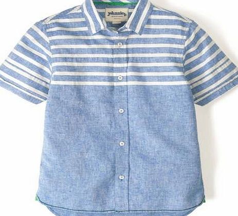 Johnnie  b Summer Stripe Shirt Blue Johnnie b, Blue 34749309