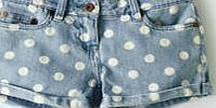 Johnnie  b Turn-up Shorts, Light Denim Spot 34047993