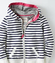 Zoe Zip Through, Snowdrop/Navy Stripe 33804923