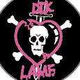 L.A.M.F Skull Button